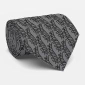 Whimsical Spine Logo Neck Tie for Chiropractors ネクタイ (ロール)