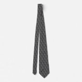 Whimsical Spine Logo Neck Tie for Chiropractors ネクタイ (裏面)