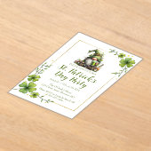 Whimsical St. Patrick’s Day Celebration Invite  アクリル招待状 (レイダウン)