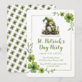Whimsical St. Patrick’s Day Celebration Invite  招待状 (正面/裏面)