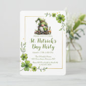 Whimsical St. Patrick’s Day Celebration Invite  招待状 (スタンド正面)
