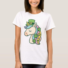 Whimsical St. Patrick’s Day Unicorn Tシャツ