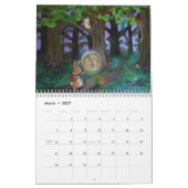 Whimsical Storybook Art Calendar by Andrea Doss カレンダー (3月 2027)