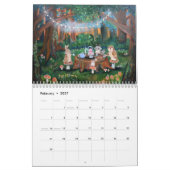 Whimsical Storybook Art Calendar by Andrea Doss カレンダー (2月 2027)