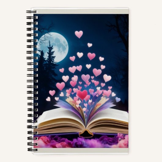 Whimsical Storybook Spiral Notebook - Aesthetic  ノートブック (正面)