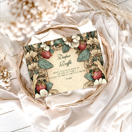 Whimsical Strawberry Forest Diapper Raffle  エンクロージャーカード