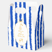 Whimsical Stripes Handwritten Painted Wedding フェイバーボックス (オープン)