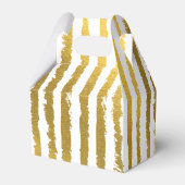 Whimsical Stripes Handwritten Painted Wedding  フェイバーボックス (裏面サイド)
