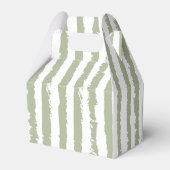 Whimsical Stripes Handwritten Painted Wedding  フェイバーボックス (裏面サイド)