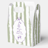 Whimsical Stripes Handwritten Painted Wedding  フェイバーボックス (オープン)