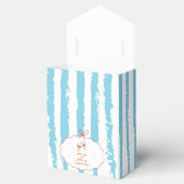 Whimsical Stripes Handwritten Painted Wedding フェイバーボックス (オープン)