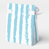 Whimsical Stripes Handwritten Painted Wedding フェイバーボックス (裏面サイド)