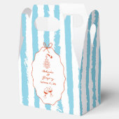 Whimsical Stripes Handwritten Painted Wedding  フェイバーボックス (オープン)