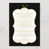 Whimsical Stripes Handwritten Painted Wedding  プログラム (裏面)