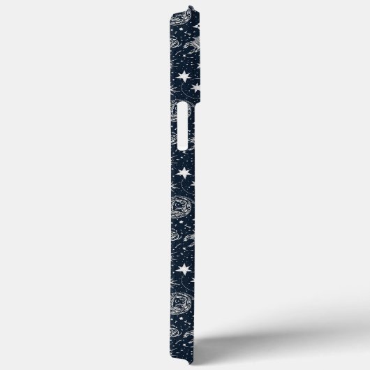 Whimsical Stylish Stars Rocket Spaceship Custom Case-Mate iPhoneケース (裏面 / 右)