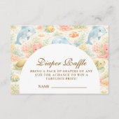 Whimsical Summer Animals Diapper Raffle エンクロージャーカード (正面)