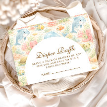 Whimsical Summer Animals Diapper Raffle