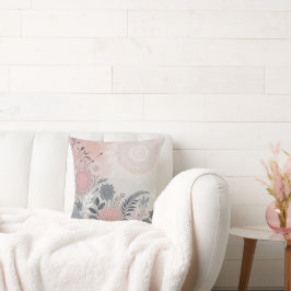 Whimsical Summer Floral Bloom クッション