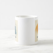 Whimsical Sun Moon Solar Eclipse コーヒーマグカップ (中央)