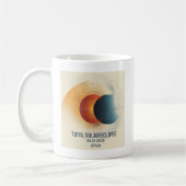 Whimsical Sun Moon Solar Eclipse コーヒーマグカップ (左)
