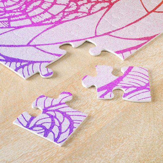 Whimsical Swirl Jigsaw Puzzle ジグソーパズル (側面)