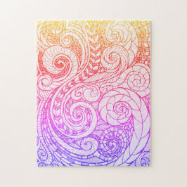 Whimsical Swirl Jigsaw Puzzle ジグソーパズル