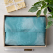 Whimsical Swirly Sky Blue Pattern Decoupage 薄葉紙 (ギフト)