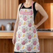 Whimsical Tea Time Doodle  エプロン