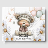 Whimsical Teddy Bear Baby Shower  ゲストブック (正面)
