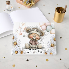 Whimsical Teddy Bear Baby Shower  ゲストブック