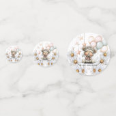 Whimsical Teddy Bear Baby Shower  コンフェッティ (正面)