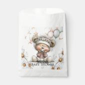 Whimsical Teddy Bear Baby Shower  フェイバーバッグ (正面)