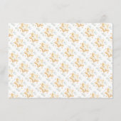 Whimsical Teddy Bear Baby Shower Design  エンクロージャーカード (裏面)