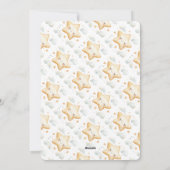 Whimsical Teddy Bear Baby Shower Invitation シーズンカード (裏面)