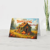 Whimsical Thanksgiving Harvest カード (正面)