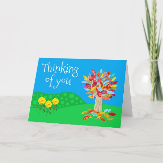 Whimsical Thinking of You card by Jo Images カード (正面)