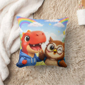 Whimsical throw cushion description クッション (ブランケット)