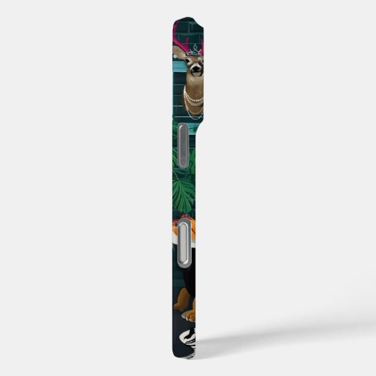 Whimsical Tiger in a Bubble Bath Phone Case Case-Mate iPhoneケース (裏面 / 右)