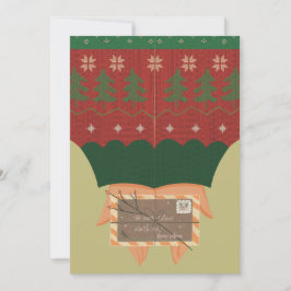 Whimsical "To Santa" Christmas Card 5x7-xmas カード