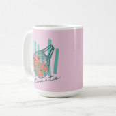 Whimsical Tomatos Italy Farmers Market コーヒーマグカップ (正面左)