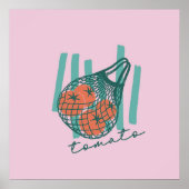 Whimsical Tomatos Italy Farmers Market ポスター (正面)