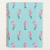 Whimsical tropical flamingos プランナー手帳 (正面)