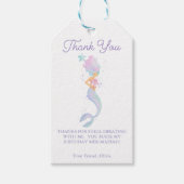 Whimsical Under the Sea Mermaid Favor ギフトタグ (正面)