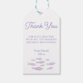 Whimsical Under the Sea School of Fish Favor ギフトタグ (正面)