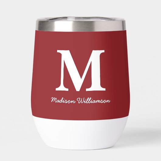 Whimsical Vino Before Vows Burgundy Bridal Shower (背面)