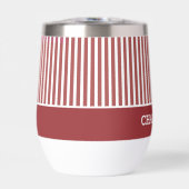 Whimsical Vino Before Vows Burgundy Bridal Shower (正面)