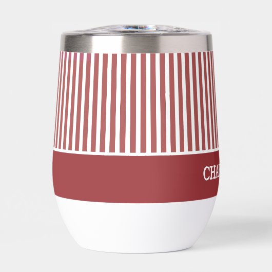 Whimsical Vino Before Vows Burgundy Bridal Shower (正面)