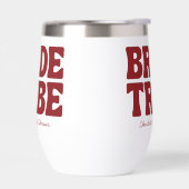 Whimsical Vino Before Vows Burgundy Bridal Shower (左面)