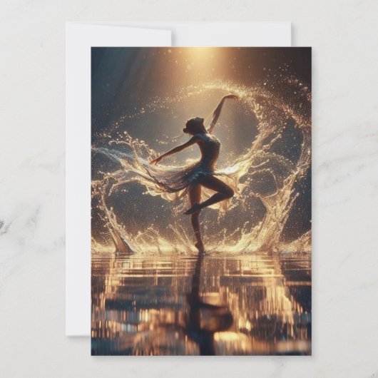 Whimsical Water Dance Party Invitation | Mermaid / 招待状 (正面)