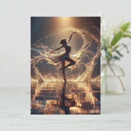 Whimsical Water Dance Party Invitation | Mermaid / 招待状 (スタンド正面)